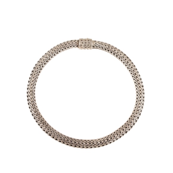 John Hardy Jewelry - John Hardy Woven Wheat Sterling Silver 16" Necklace 147.3 grams